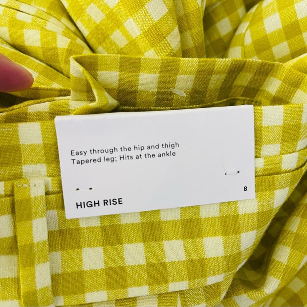Ann Taylor Gingham Cropped Pants - Picture 7 of 9